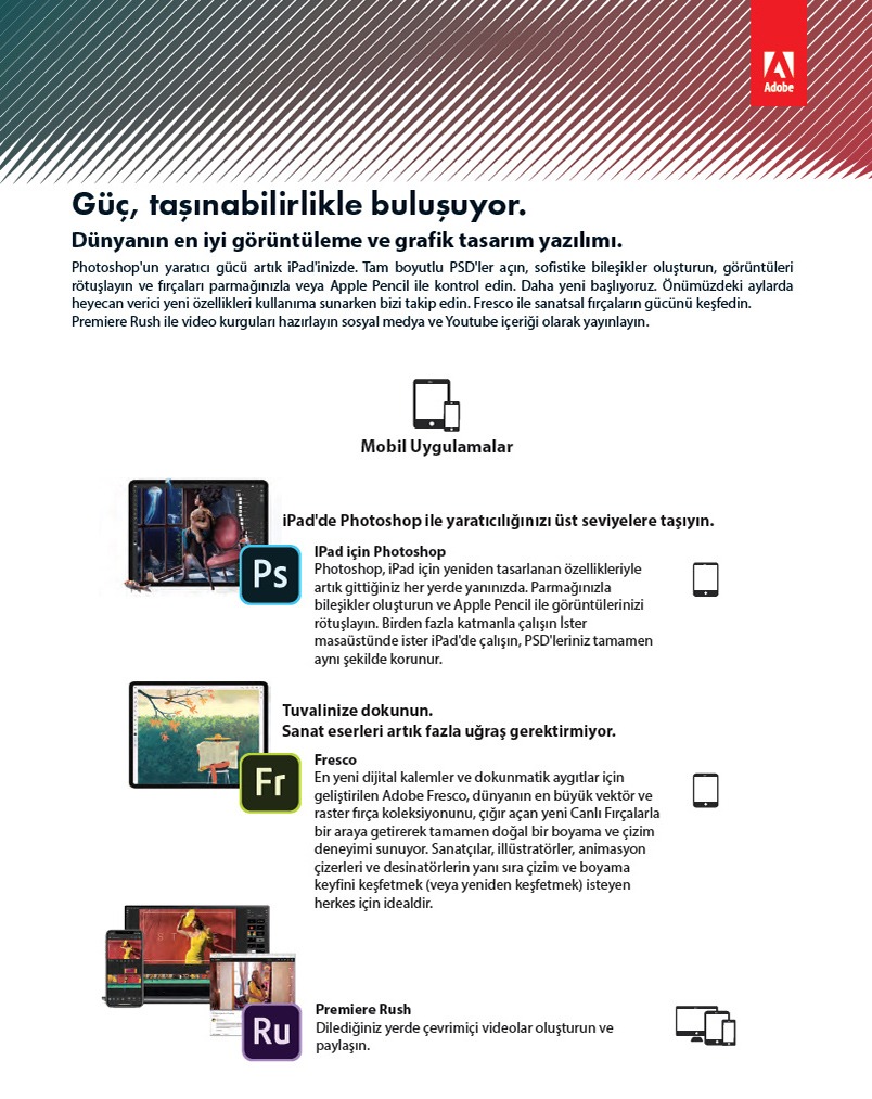 Adobe Creative Cloud 1 yillk satın al